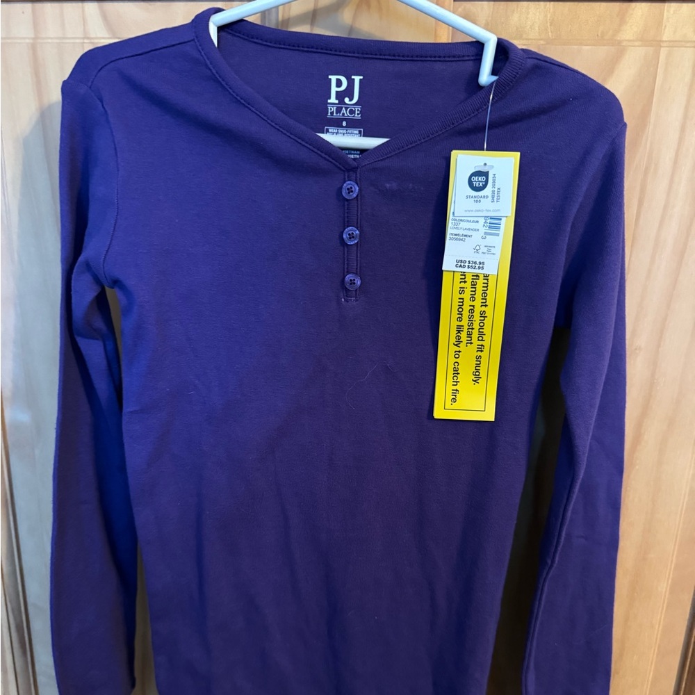 New With Tags, Girls Size 8 Long Sleeve Shirt